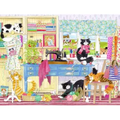 Gibsons – Catastrophe Cottage 4 X 500 Piece Puzzle