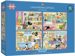 Gibsons – Catastrophe Cottage 4 X 500 Piece Puzzle