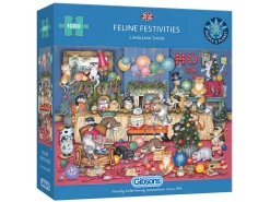 Gibsons –  Feline Festivities 1000 Piece Puzzle