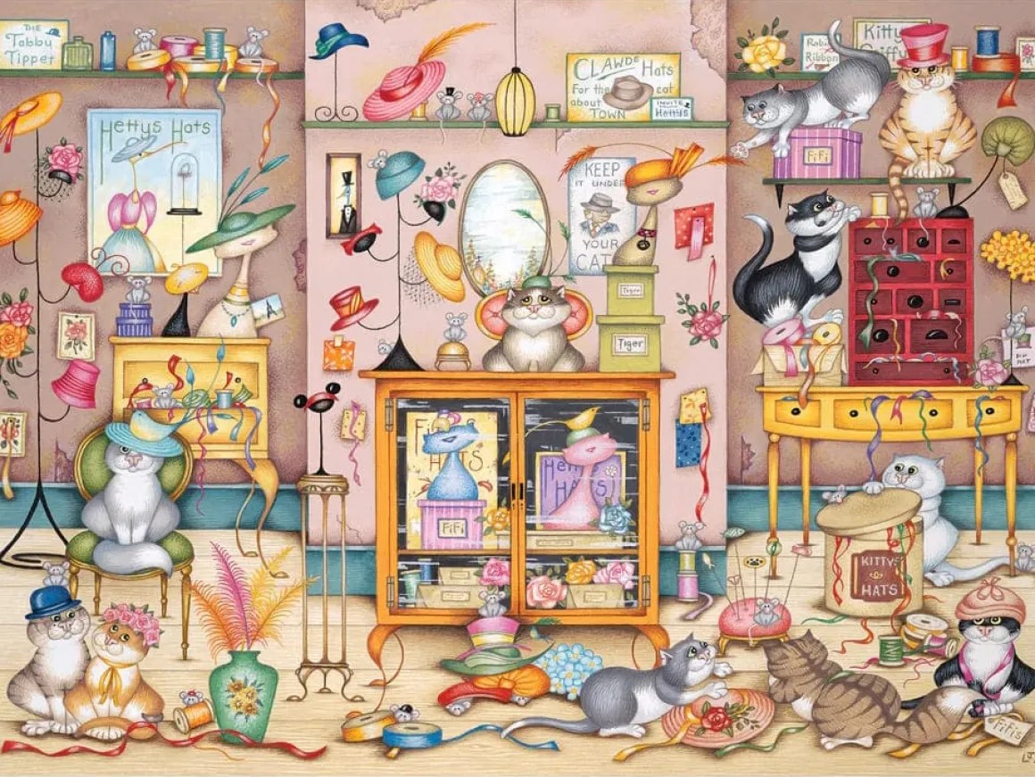 Gibsons – Hetty’s Hats 500 Piece Puzzle