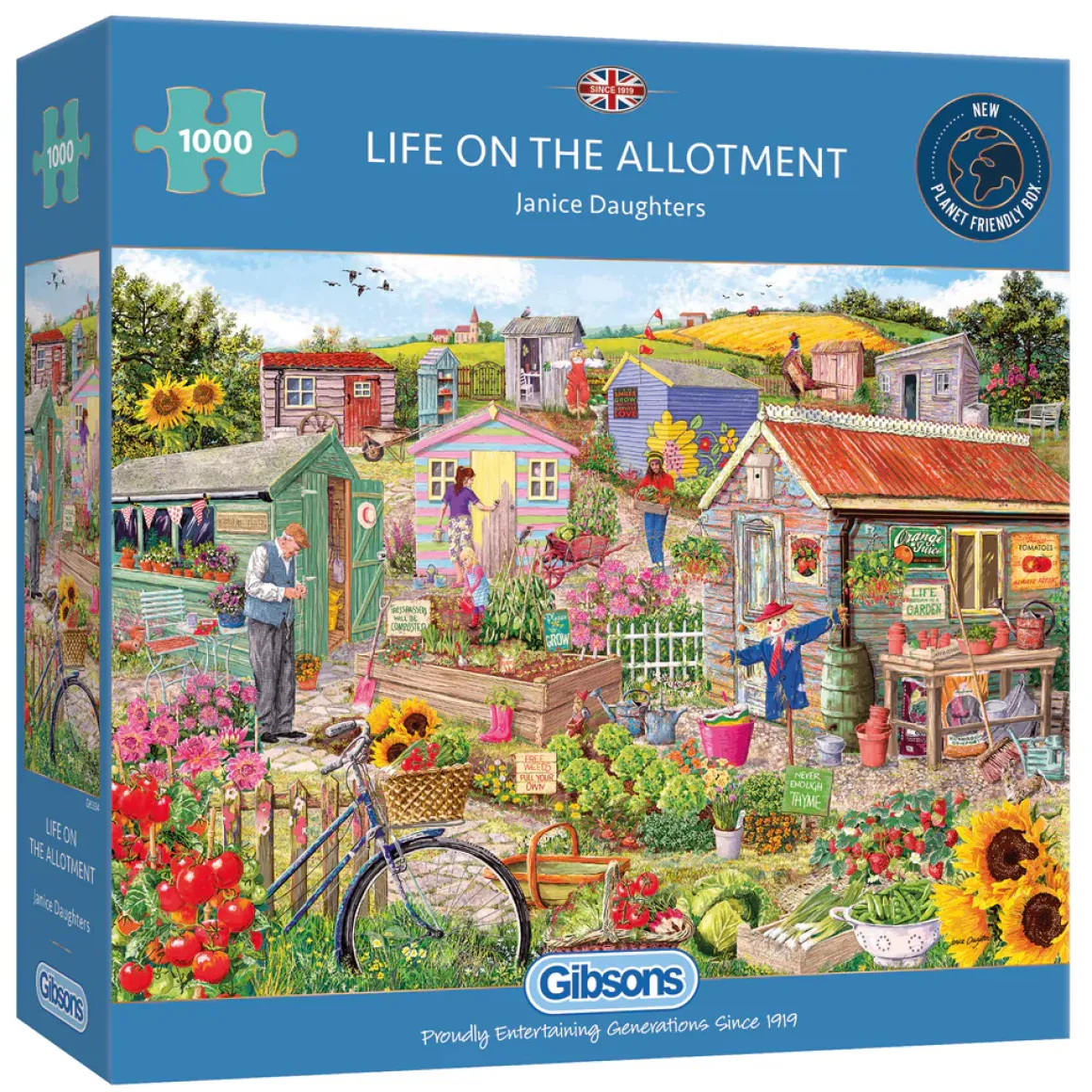 Gibsons – Life on the Allotment 1000 Piece Puzzle