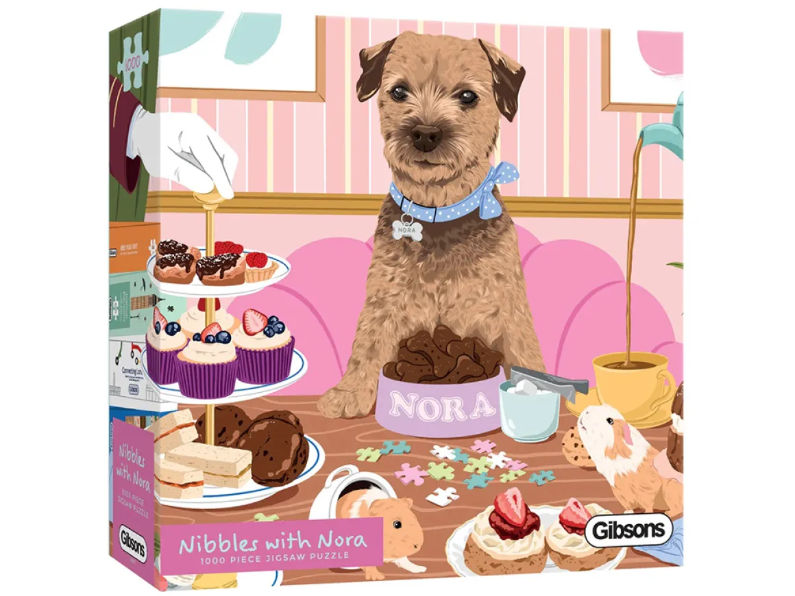 Gibsons – Nibbles with Nora 1000 Piece Jigsaw Puzzle