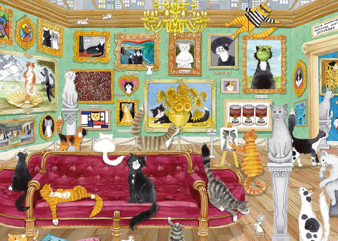 Gibsons – Night at the Meowseum 1000 Piece Puzzle