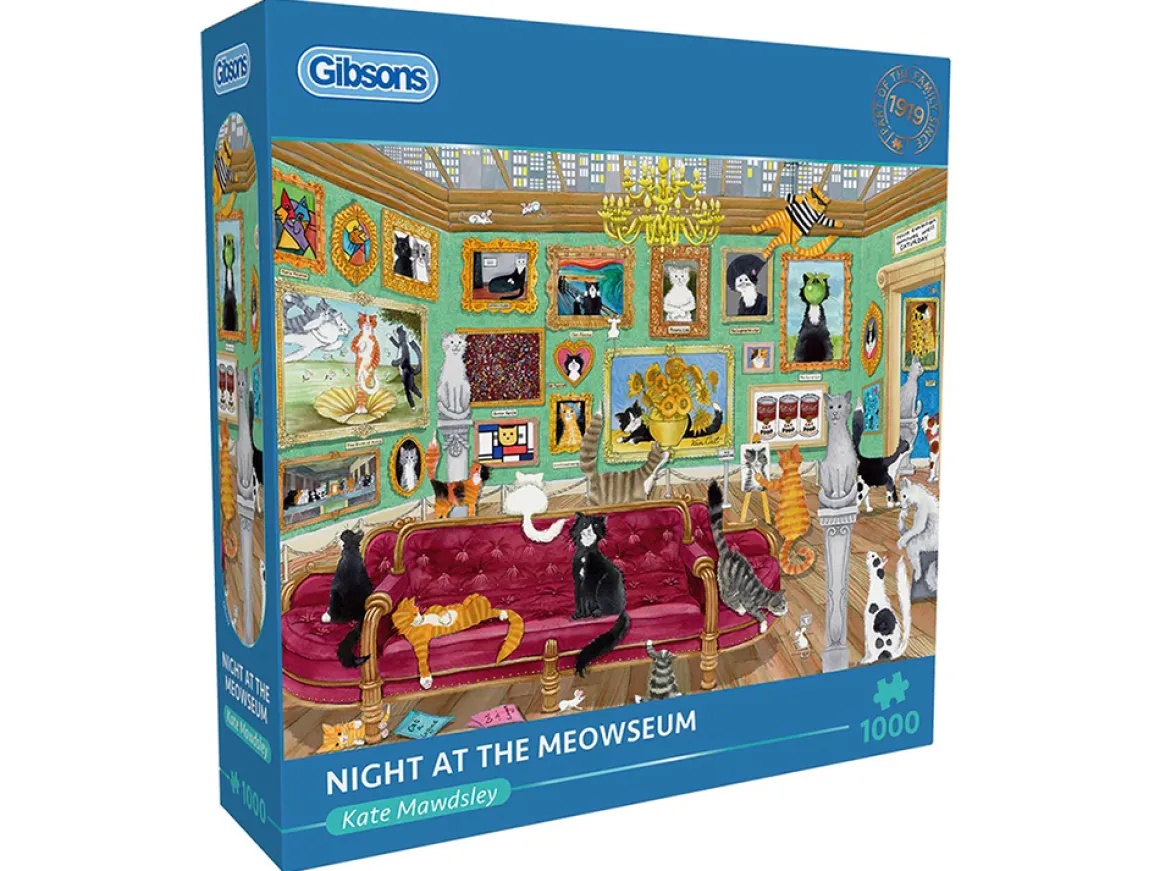 Gibsons – Night at the Meowseum 1000 Piece Puzzle