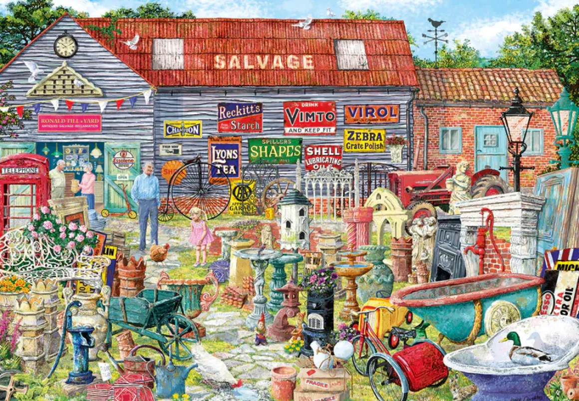 Gibsons – Pots & Penny Farthings 2000 Piece Puzzle