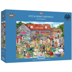 Gibsons – Pots & Penny Farthings 2000 Piece Puzzle