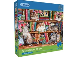 Gibsons – Puss Back in Books 500 XL Piece Puzzle