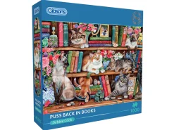 Gibsons – Puss Back in Books 1000 Piece Puzzle