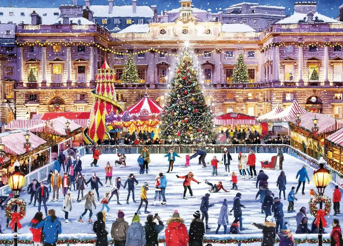 Gibsons – Skating at Somerset House 1000 Piece Puzzle