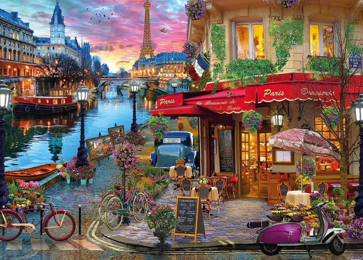 Gibsons – Sunset on the Seine 1000 Piece Puzzle