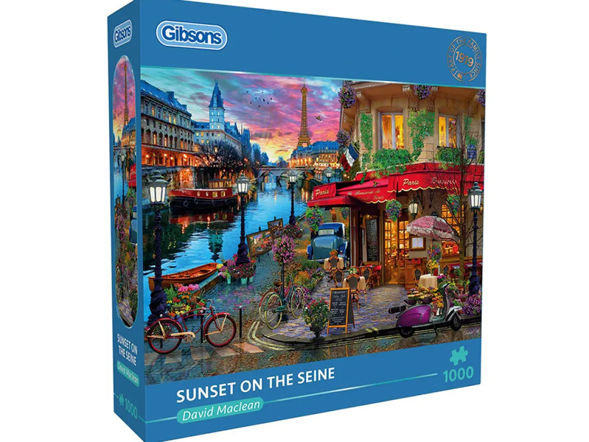 Gibsons – Sunset on the Seine 1000 Piece Puzzle