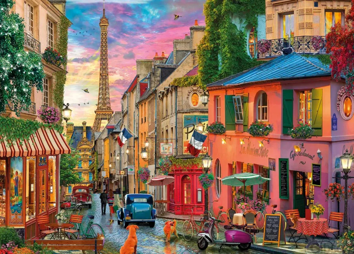 Gibsons – Sunset Over Paris 1000 Piece Puzzle