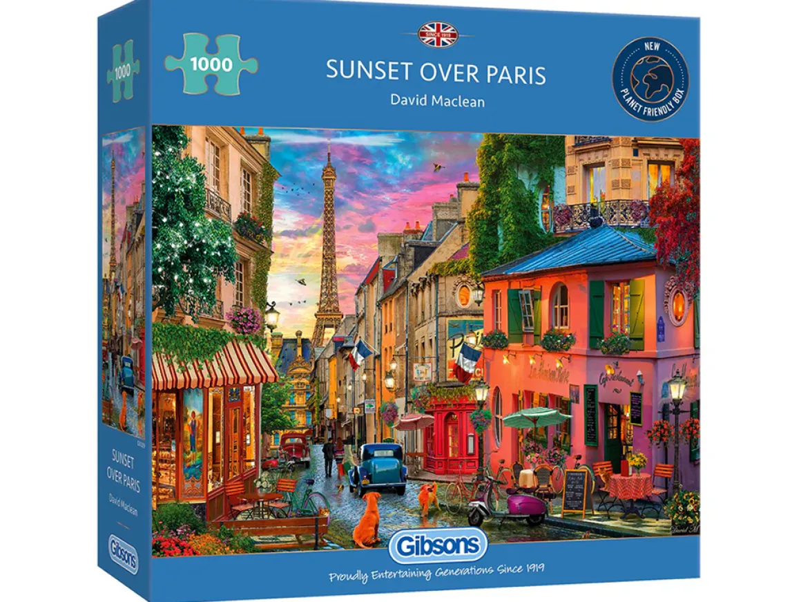 Gibsons – Sunset Over Paris 1000 Piece Puzzle