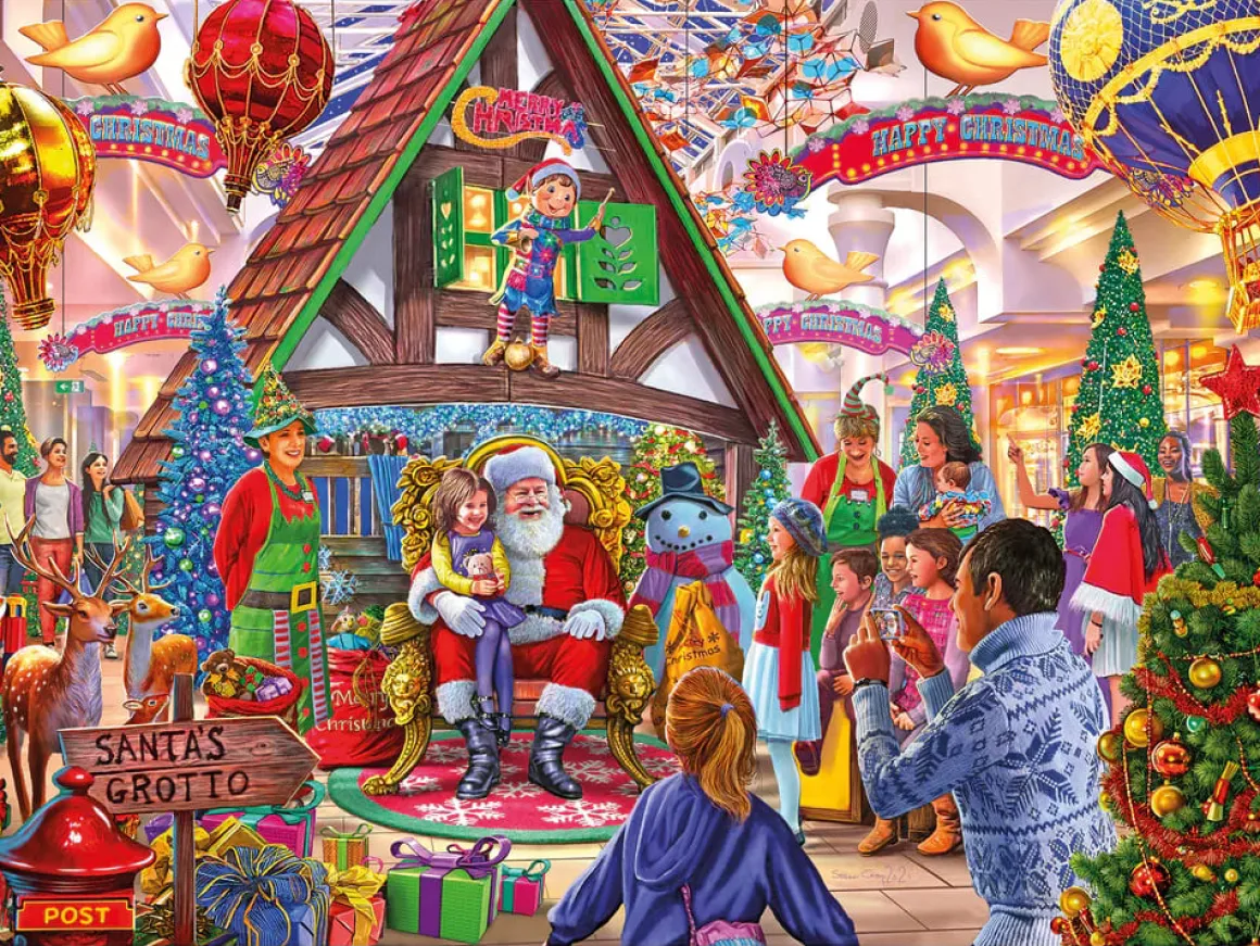 Gibsons – Visit Santa 1000 Piece Puzzle