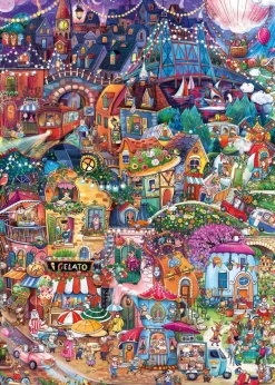Heye – Happytown, Good Evening 1000 Piece Puzzle