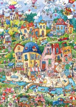Heye – Happytown, Good Morning 1000 Piece Puzzle