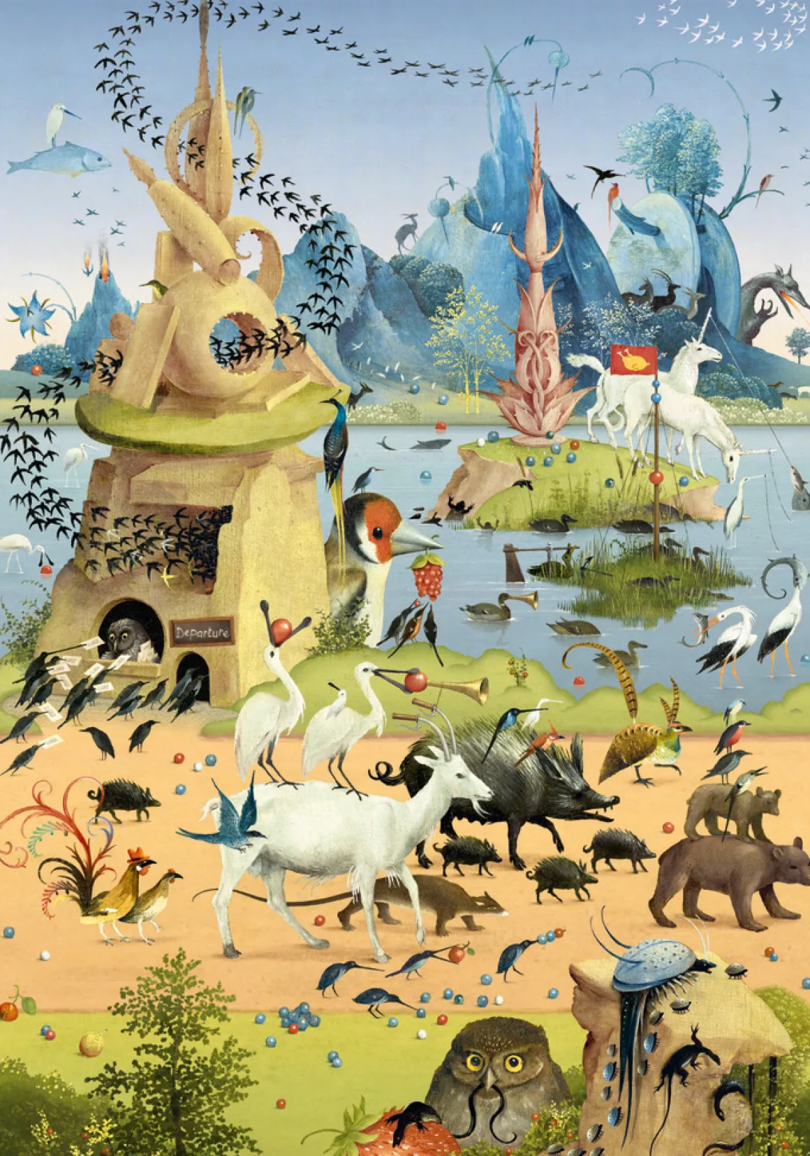 Heye – Take a Trip with Hieronymus Bosch 500 Piece Puzzle