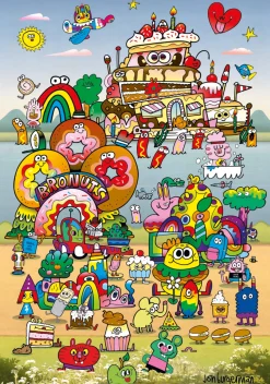 Heye – Take a Trip with Jon Burgerman 500 Piece Puzzle