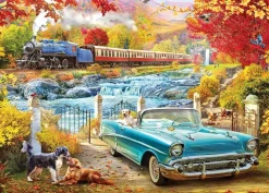 Holdson – A Road Less Travelled – Steam Train in Fall 1000 Piece Puzzle