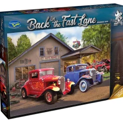 Holdson – Back in the Fast Lane – Roadside Rods – 1000 Piece Puzzle