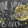 Holdson – Chalk Talk – Moon and Back 1000 Piece Puzzle