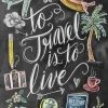 Holdson – Chalk Talk – To Travel is to Live 1000 Piece Puzzle