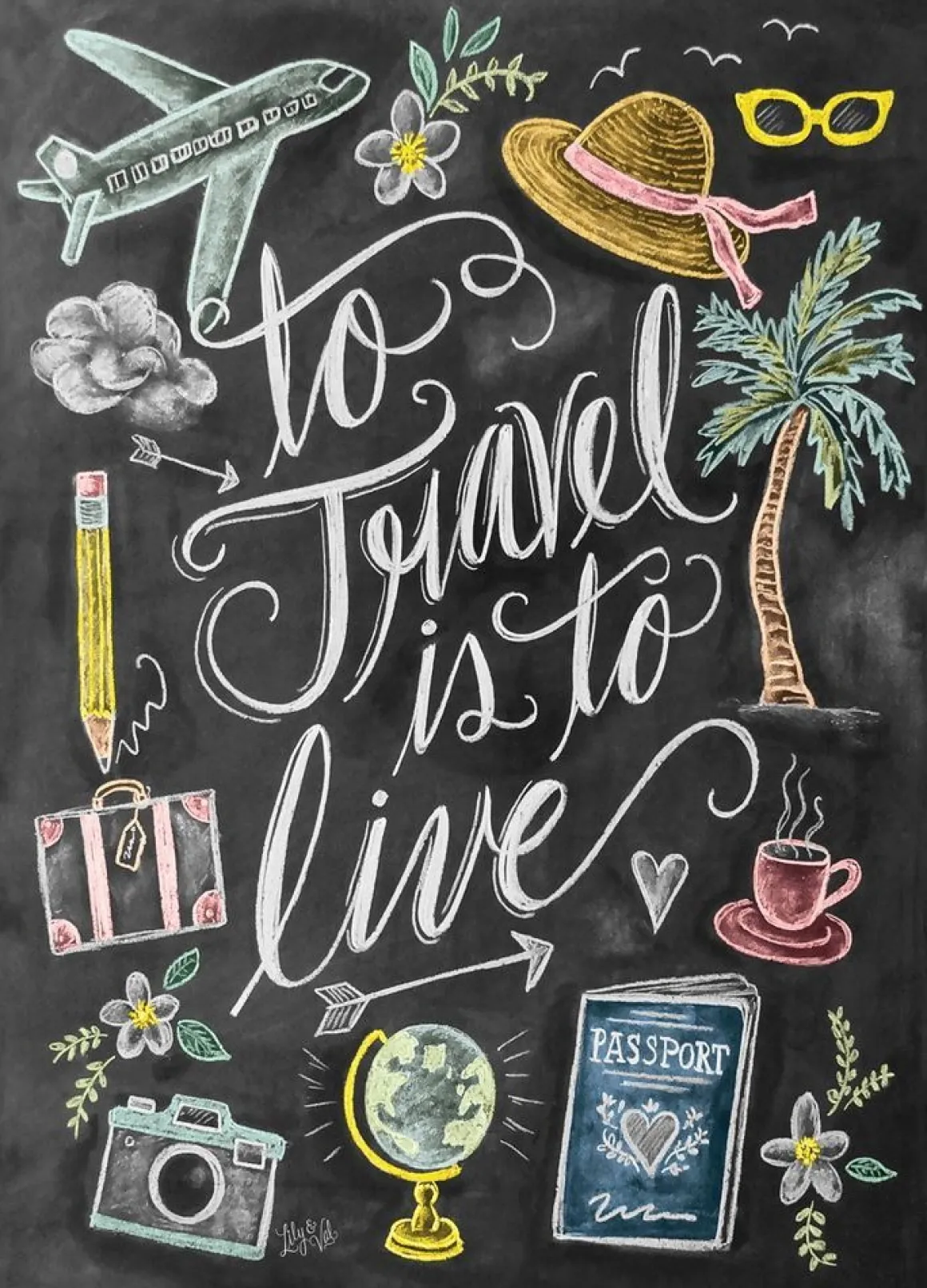 Holdson – Chalk Talk – To Travel is to Live 1000 Piece Puzzle