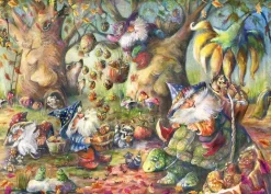 Holdson – Chillin’ with my Gnomies – Autumn Acorn Gathering 1000 Piece Puzzle