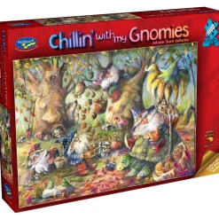 Holdson – Chillin’ with my Gnomies – Autumn Acorn Gathering 1000 Piece Puzzle