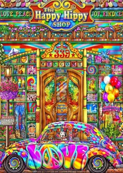 Holdson – Don’t Worry be Happy – The Happy Hippy Shop 1000 Piece Puzzle