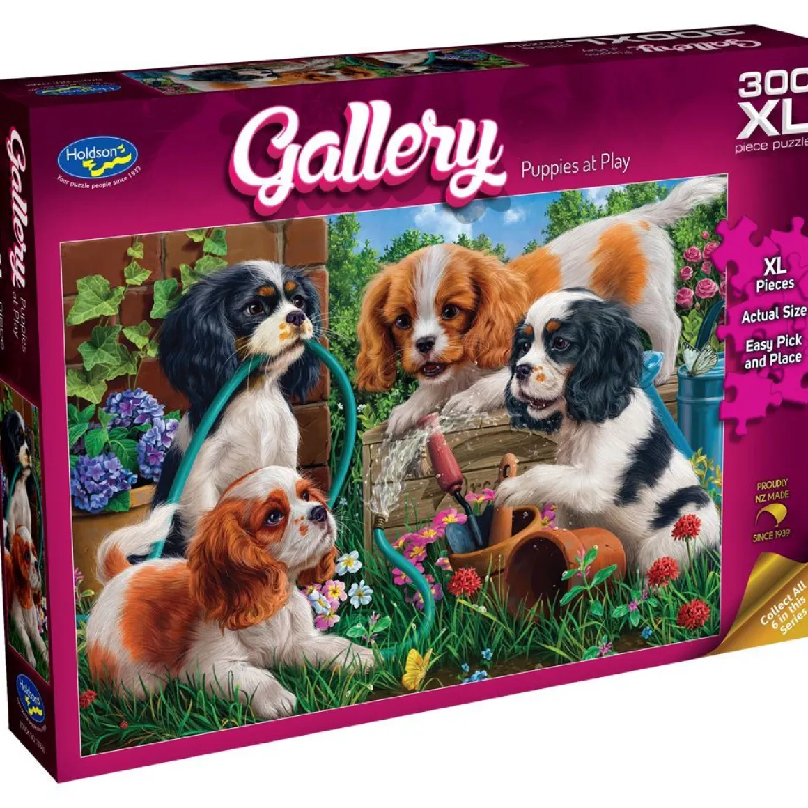 Holdson – Gallery 10 – Puppies at Play 300 XL Piece Puzzle