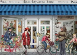 Holdson – Victorian Day Out, Bikes, Bicyclettes, Bikes 1000 Piece Puzzle