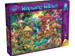 Holdson Wispwing Willows Merry Mushroom Village Picnic 1000 Piece Puzzle