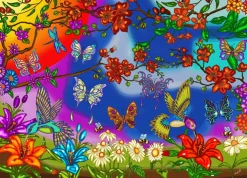 JaCaRou – Butterflies and Hummingbirds 1000 Piece Puzzle