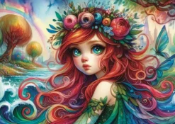 Jacarou – Magical Azure Stare 1000 Piece Puzzle