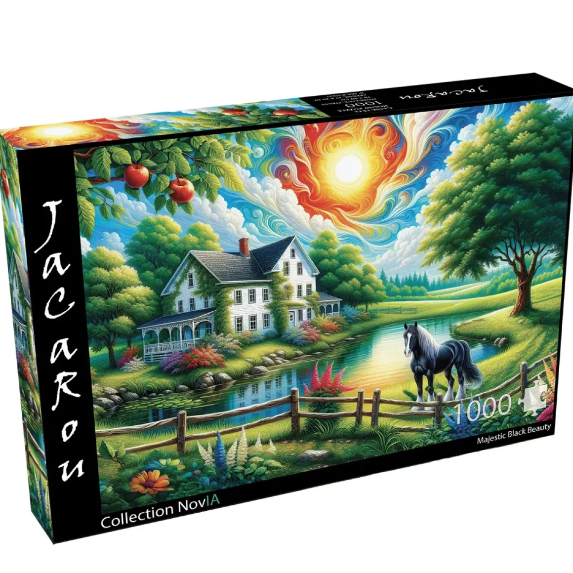 Jacarou – Majestic Black Beauty 1000 Piece Puzzle