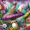Jacarou – Purple Mushroom Rest 1000 Piece Puzzle