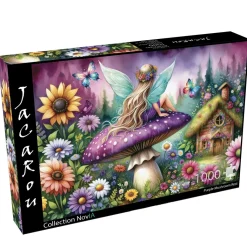 Jacarou – Purple Mushroom Rest 1000 Piece Puzzle
