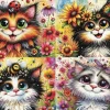 Jacarou Cat-Titude Squad 1000 Piece Puzzle