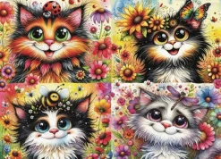 Jacarou Cat-Titude Squad 1000 Piece Puzzle