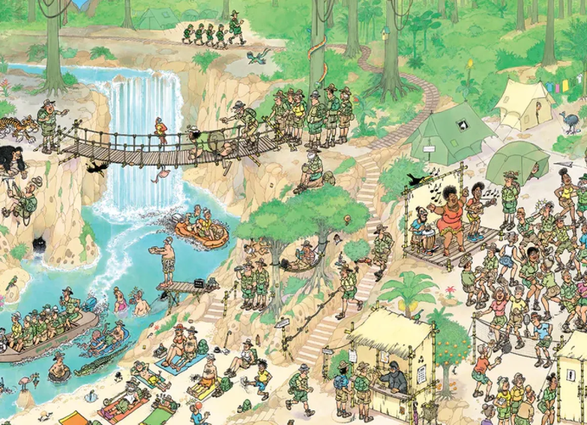 Jan Van Haasteren – Jungle Tour 1000 Piece Puzzle – Jumbo