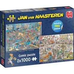 Jan Van Haasteren – Renovation Project 2 x 1000 Piece Puzzles – Jumbo
