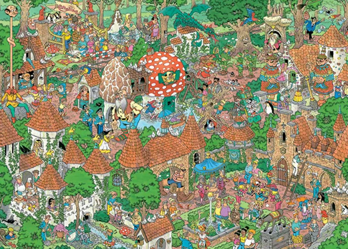 Jumbo – Jan Van Haasteren – Fairytale Forest 1000 Piece Puzzle