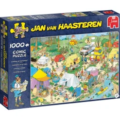 Jumbo – Jan Van Haasteren – Camping in the Forest 1000 Piece Puzzle