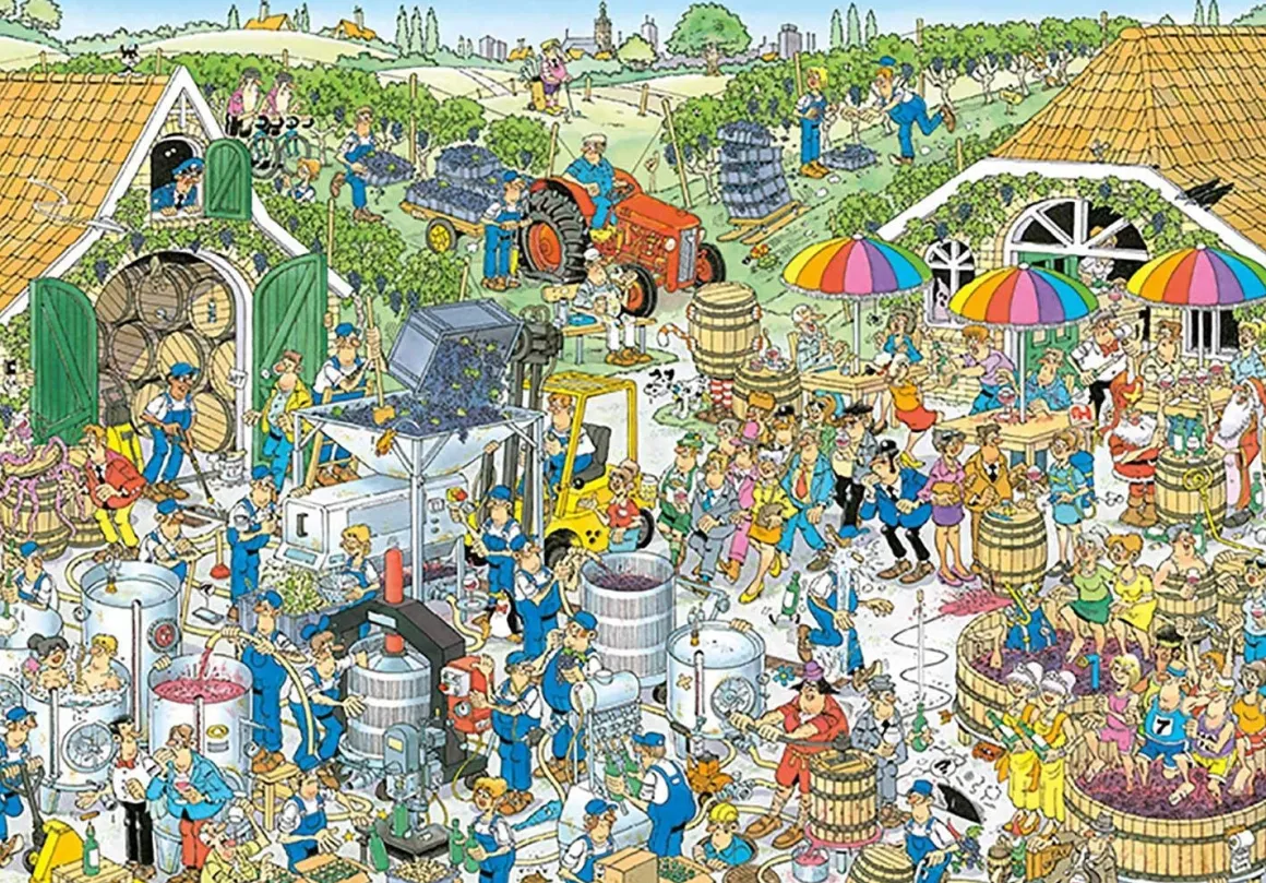 Jumbo – Jan Van Haasteren – The Winery 3000 Piece Jigsaw Puzzle