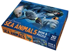 Lake Press – Garry Fleming – Sea Animals Book and 252 Piece Puzzle Set