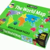 Lake Press – The World Map Fun Facts Book and 100 Piece Puzzle Set