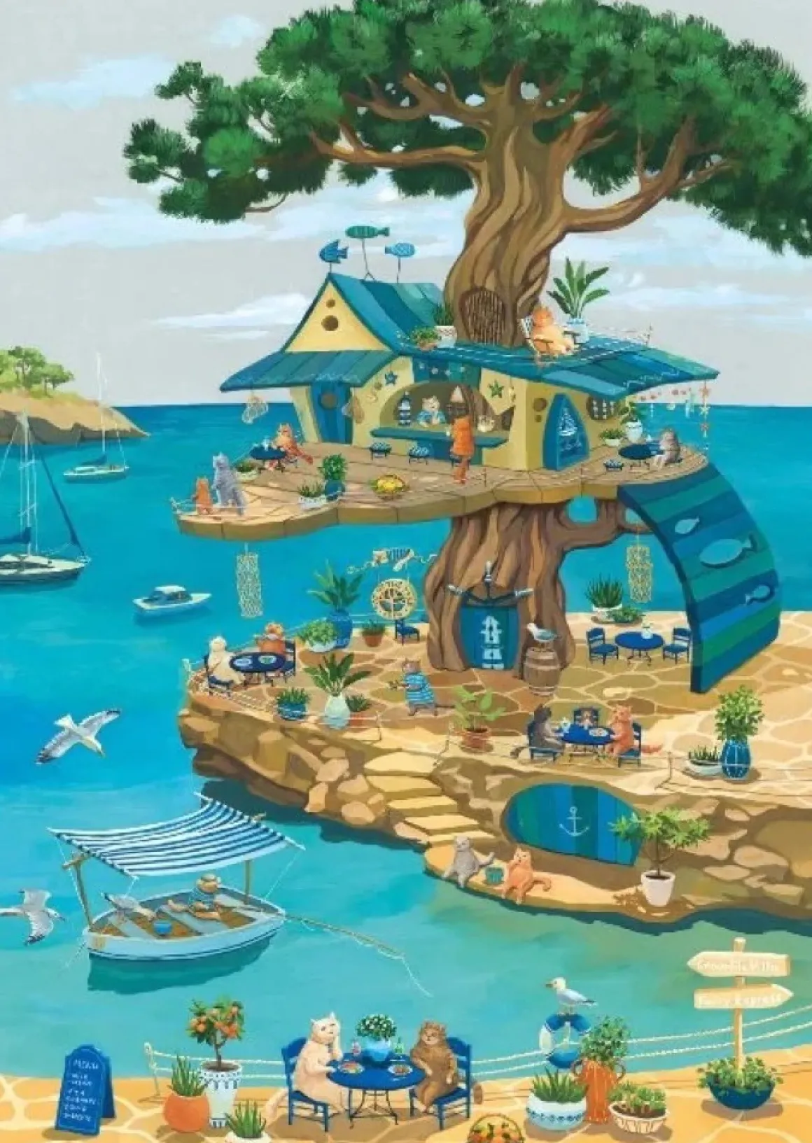Magnolia – Cats on the Tree 1000 Piece Puzzle