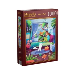 Magnolia – Girl and Cats 1000 Piece Puzzle