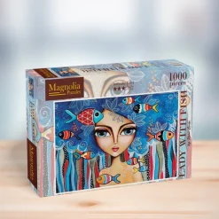 Magnolia – Lady with Fish 1000 Piece Puzzle